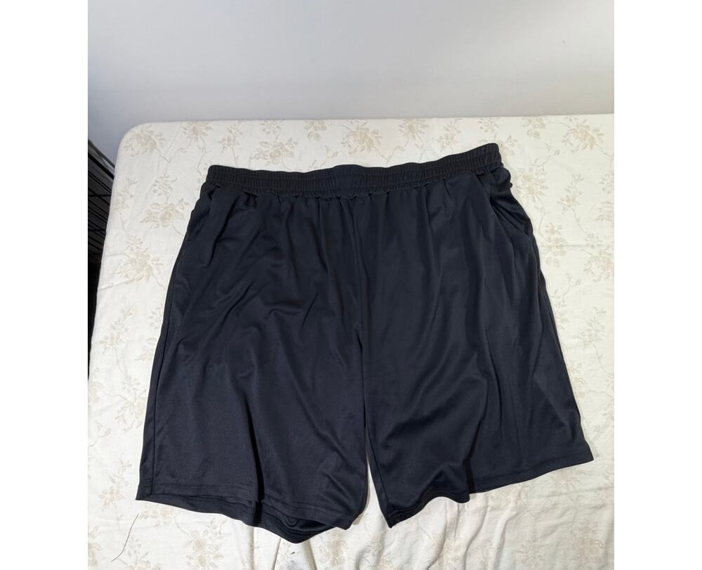 Men's 3XL Black Basketball Shorts Athletic Gym Workout Loose Fit Polyester